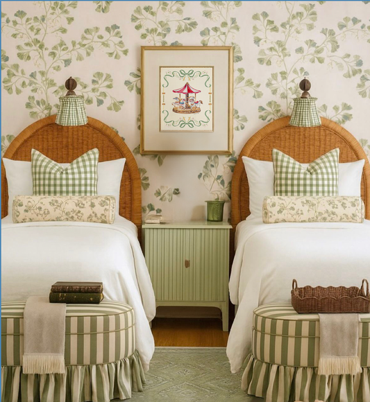 Pastel Carousel Illustration Merry-go-round Artwork