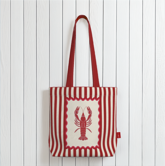 Everyday Tote Bag, Lobster Shopper "La Mer Collection"