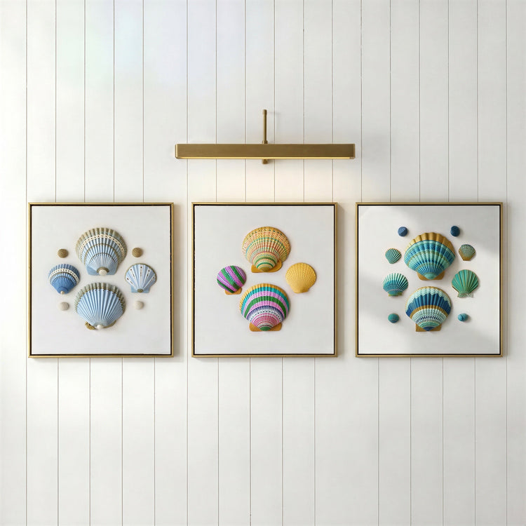Hand Painted Seashell Art