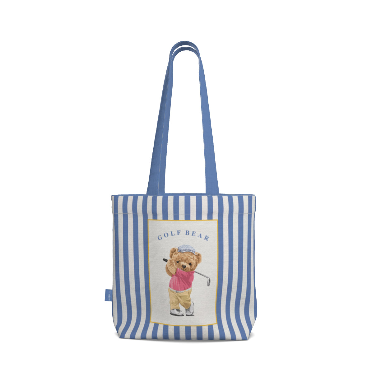 Everyday Tote Bag, The Golf Bear Canvas Shopper
