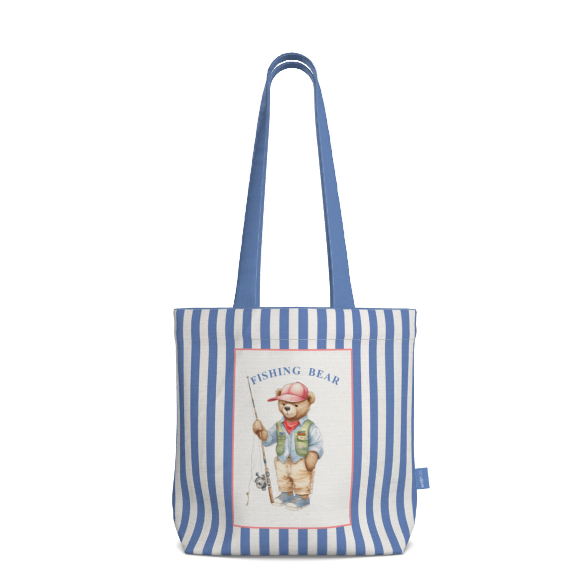 Everyday Tote Bag, The Fishing Bear Canvas Shopper