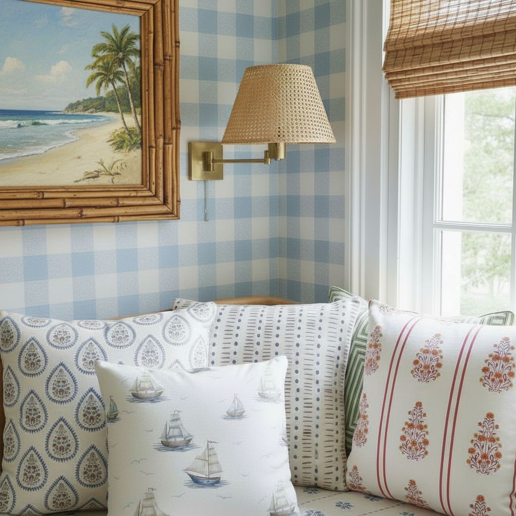 Bar Harbor Throw Pillow