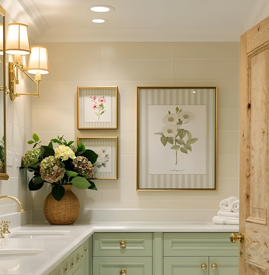 Marguerite Watercolor Illustration, Botanical Collection Print