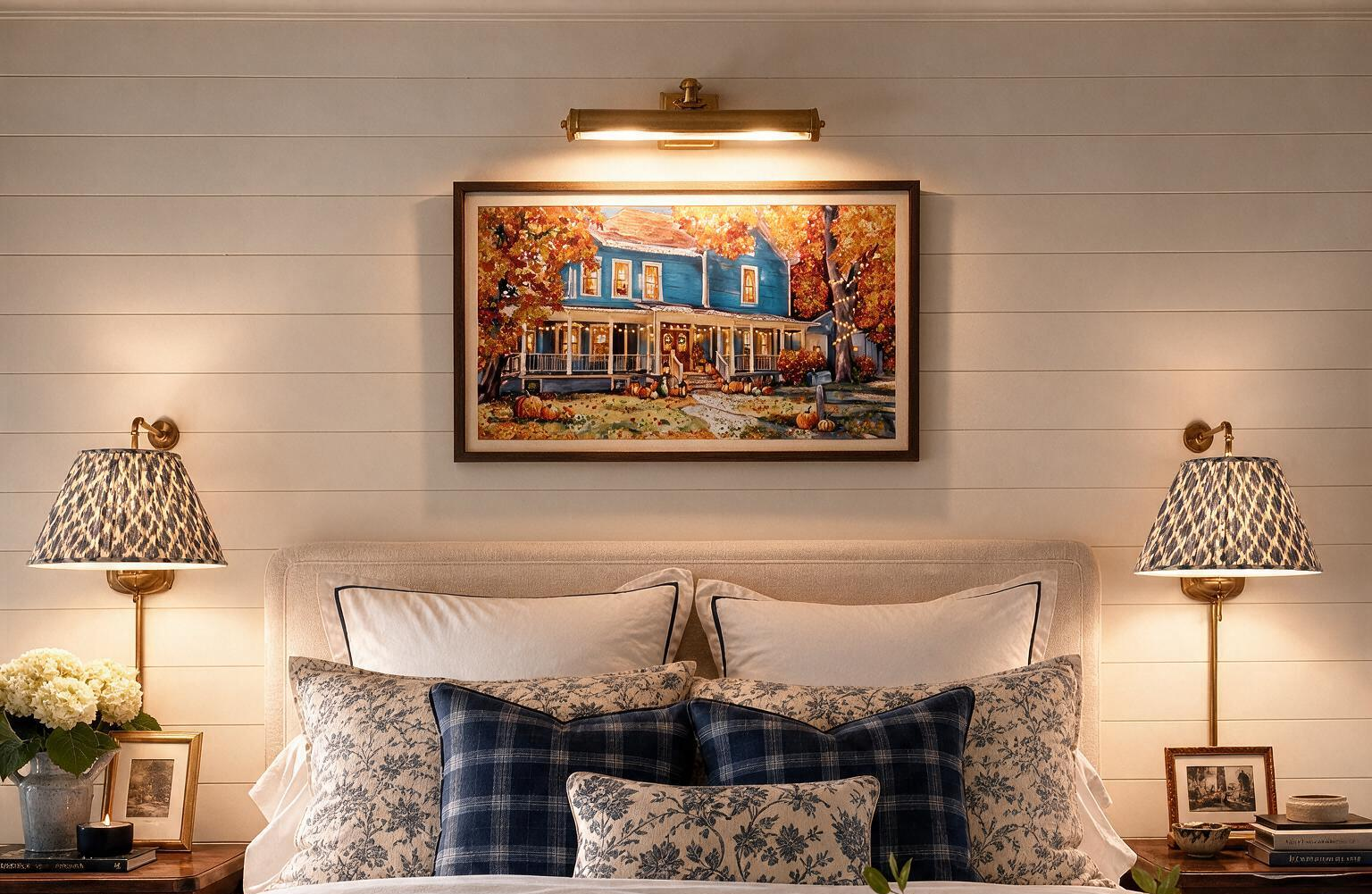 Gilmore Girls Home Illustration, Lorelai and Rory's House Watercolor Artwork, Stars Hollow Print