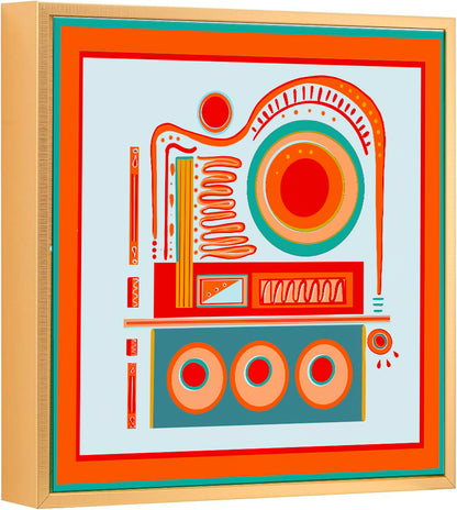 After Hours Club I Contemporary Colorblock Canvas I Modern Abstract Art I Music Room Decor I Colorful Geometric Artwork