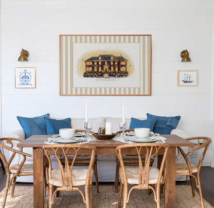 "Home Alone" Movie House Kevin's Home, Watercolour Illustration