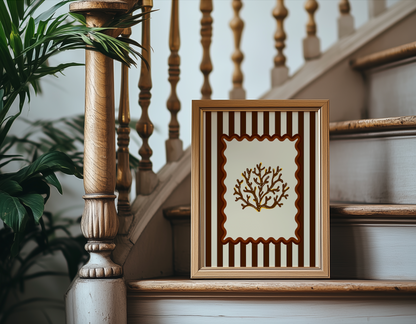 Lobster, Sardines & Coral Wall Art. Gallery Print Set of 3 - Praline