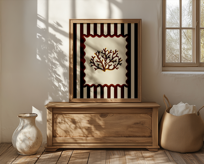 Lobster, Sardines & Coral Wall Art. Gallery Print Set of 3 - Praline