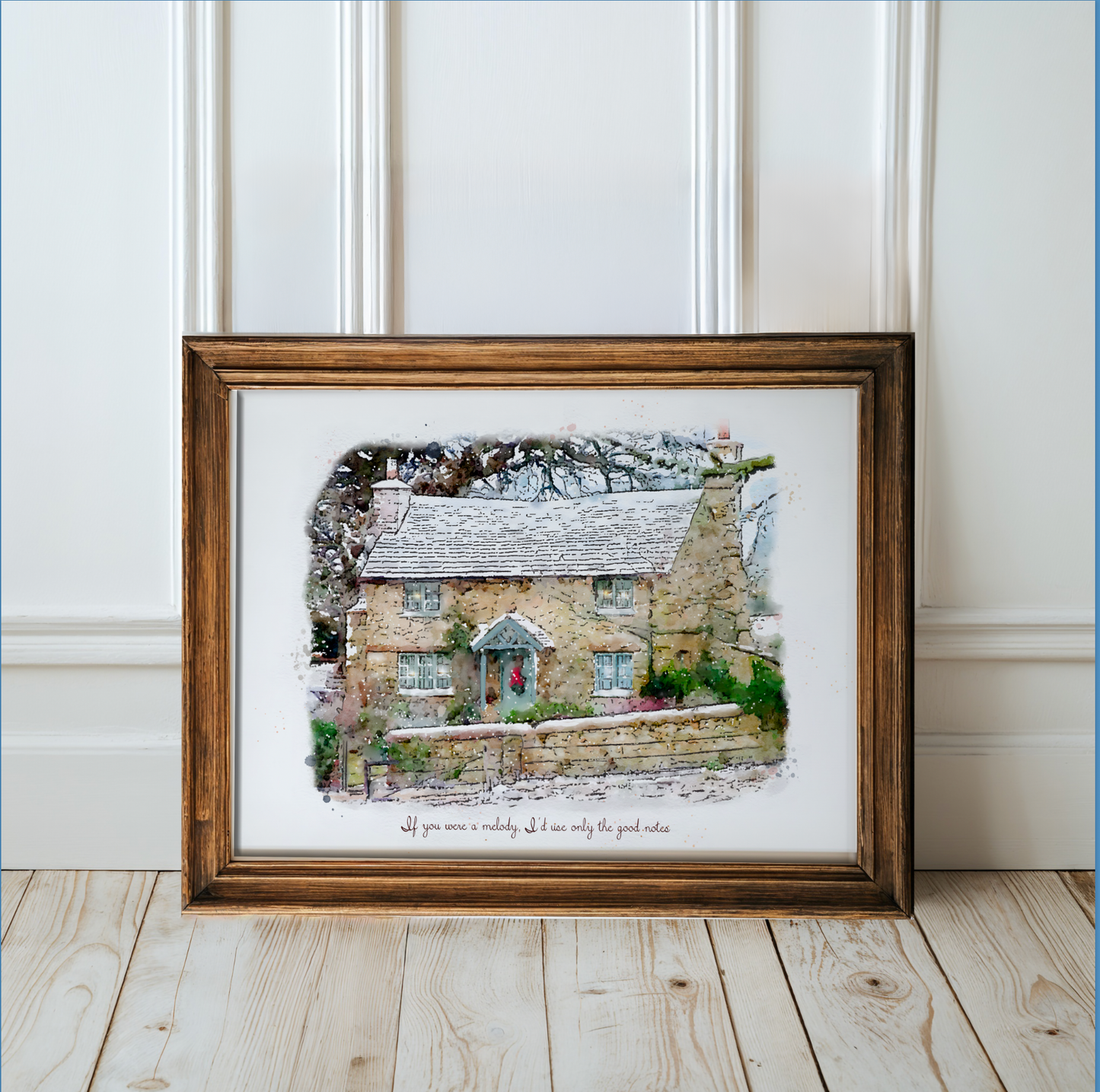 The Holiday Print, Rosehill Cottage Artwork from "The Holiday"