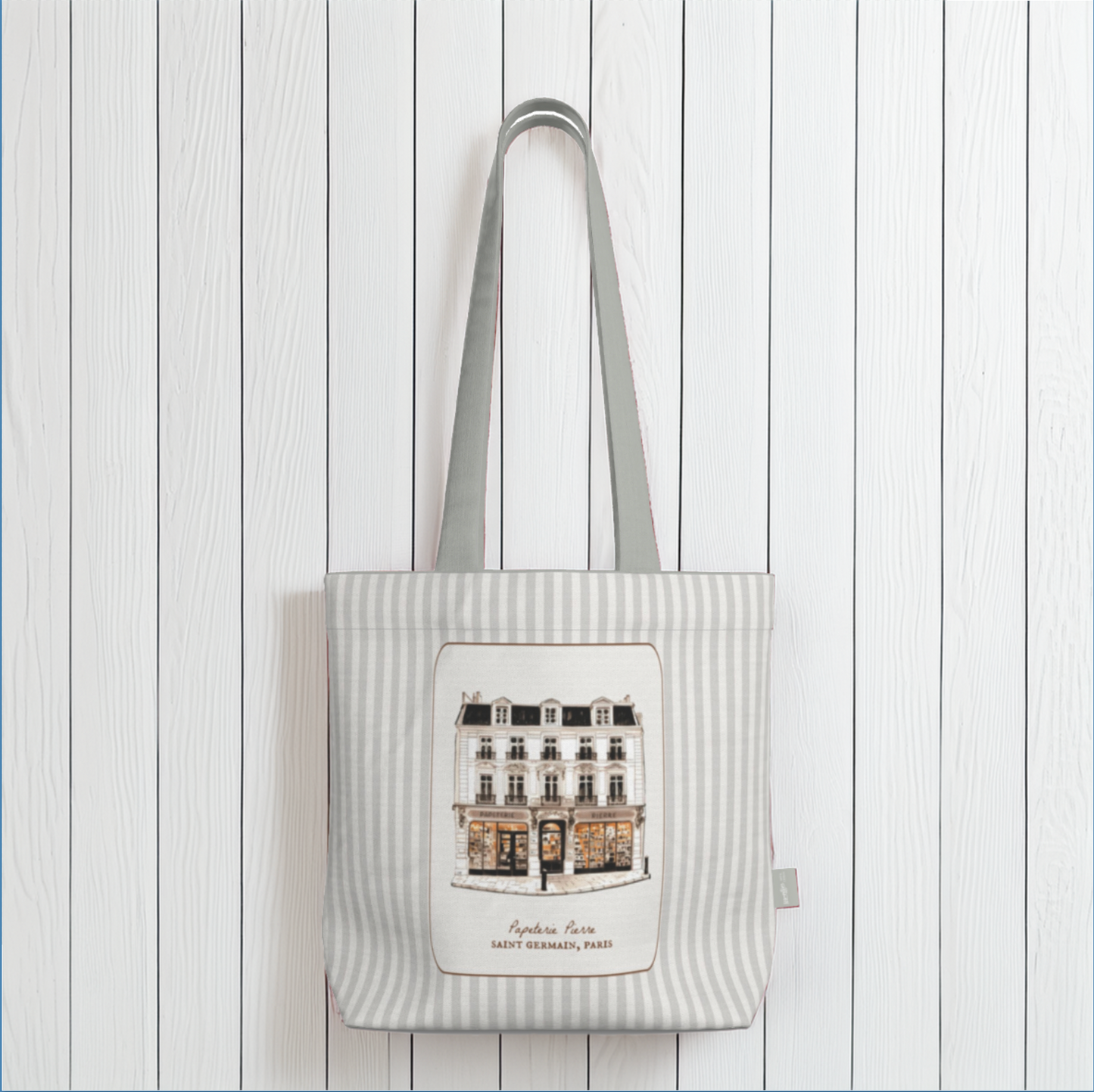 Everyday Tote Bag, Papeterie Pierre Saint Germain Paris Print