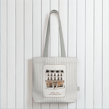 Everyday Tote Bag, Papeterie Pierre Saint Germain Paris Print