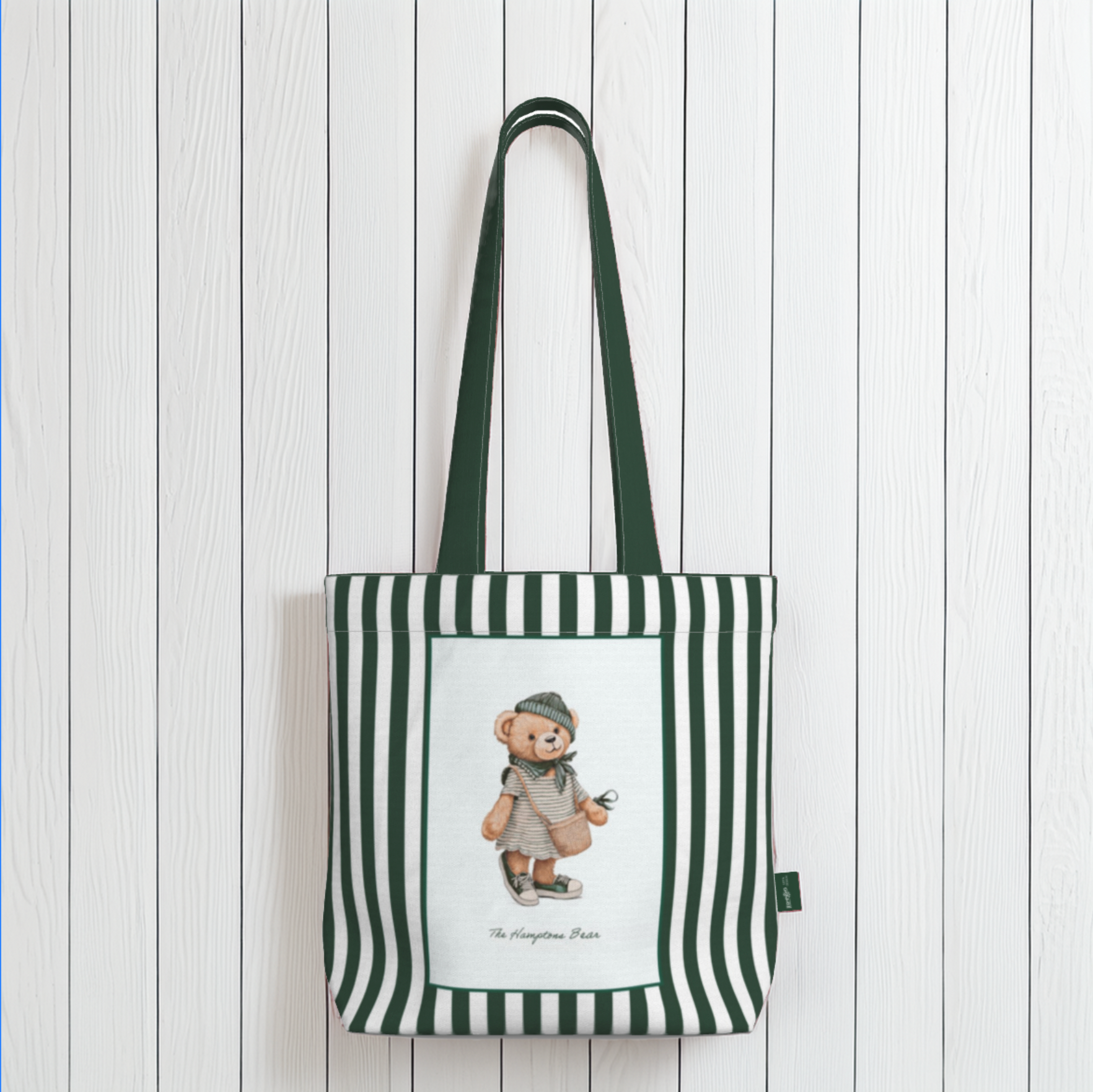Everyday Tote Bag, The Hamptons Bear Shopper