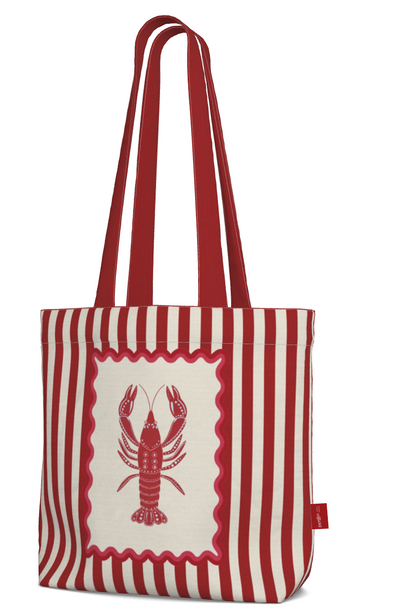 Everyday Tote Bag, Lobster Shopper "La Mer Collection"