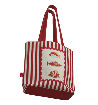 Everyday Tote Bag, Sardines Shopper "La Mer Collection"