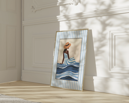 Summer Prints Gallery Set of 3 Cote d' Azur Artwork Beach House Collection