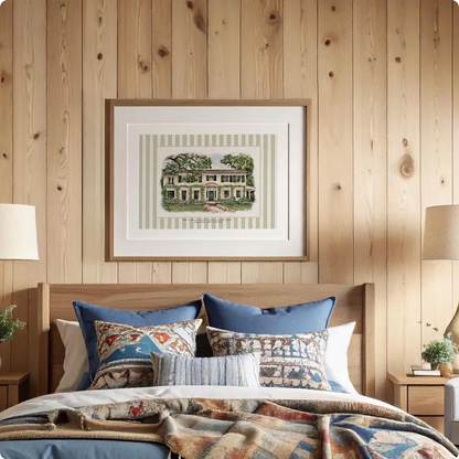 The Father of The Bride Movie Home Watercolor Illustration