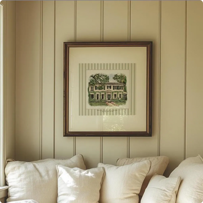 The Father of The Bride Movie Home Watercolor Illustration