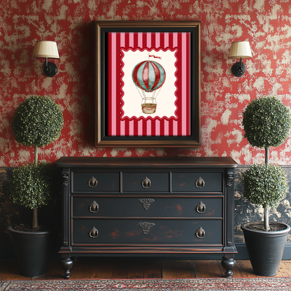 Set of 3 Kids Room Illustrations, Le Cirque Circus Artwork