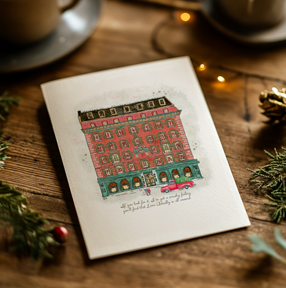 Christmas Cards, Holiday Greeting Cards A6 Pack of 5