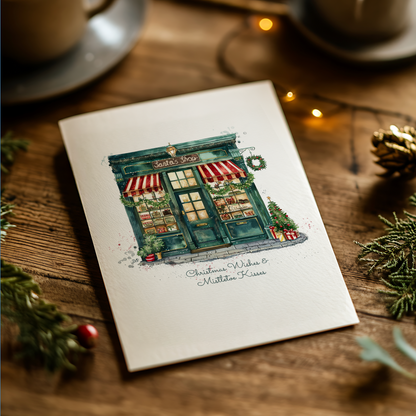 Christmas Cards, Holiday Greeting Cards A6 Pack of 5