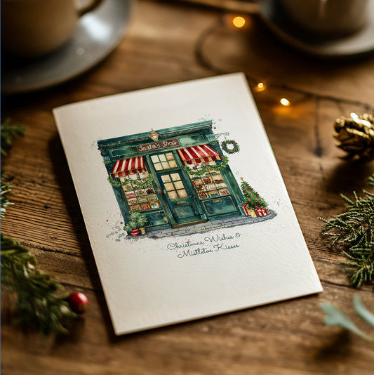 Christmas Cards, Holiday Greeting Cards A6 Pack of 5
