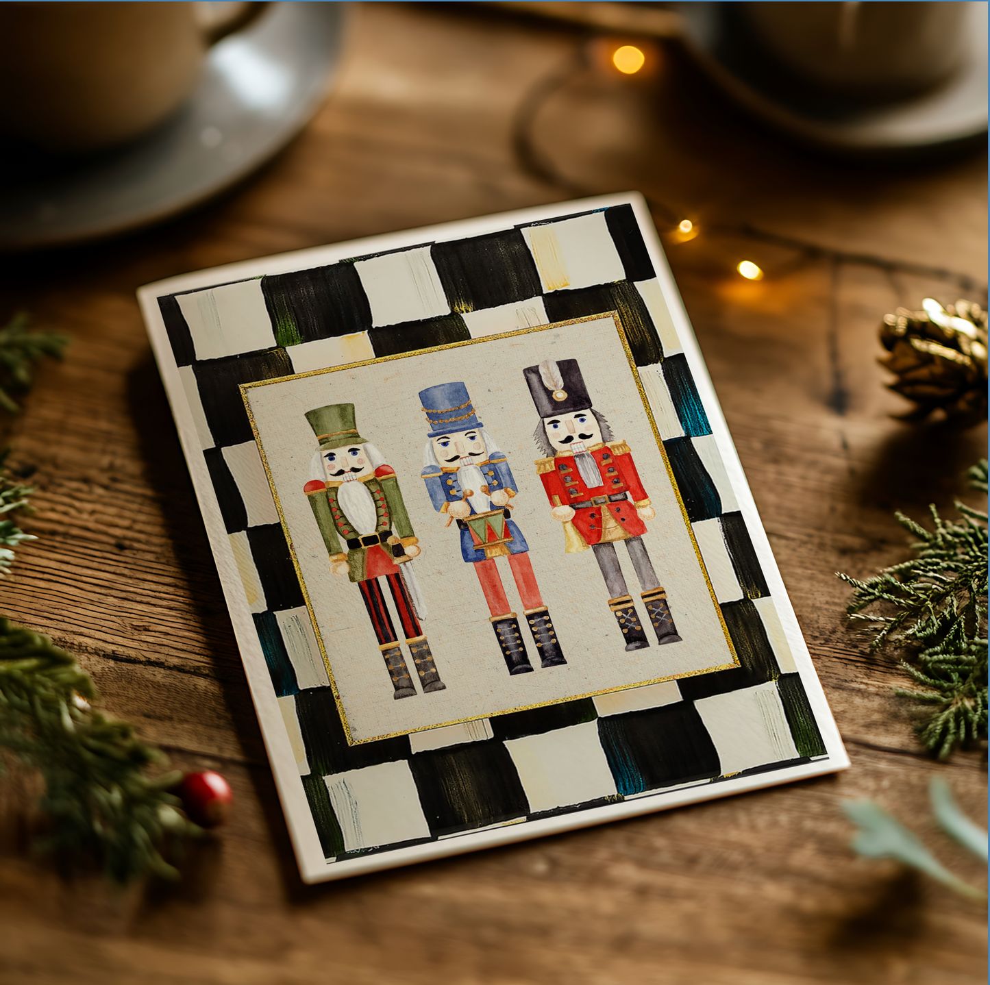 Christmas Cards, Holiday Greeting Cards A6 Pack of 5