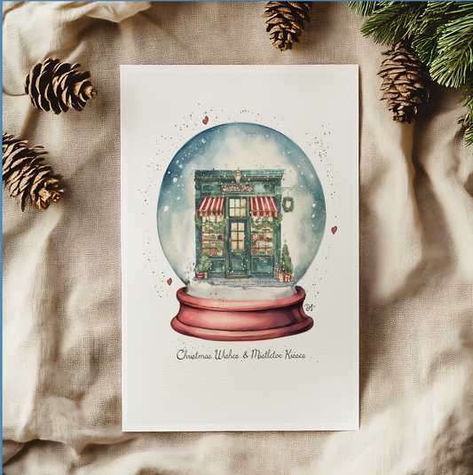 Christmas Cards, Holiday Greeting Cards A6 Pack of 5