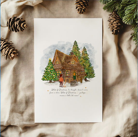 Christmas Cards, Holiday Greeting Cards A6 Pack of 5