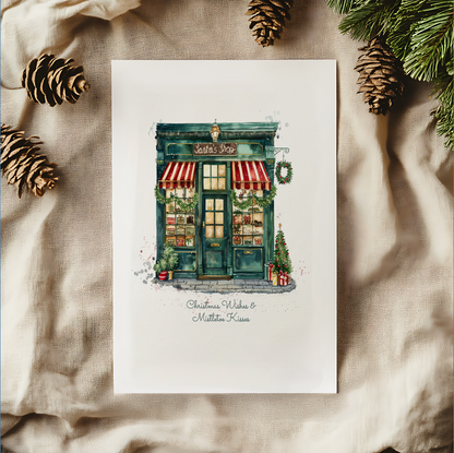 Christmas Cards, Holiday Greeting Cards A6 Pack of 5