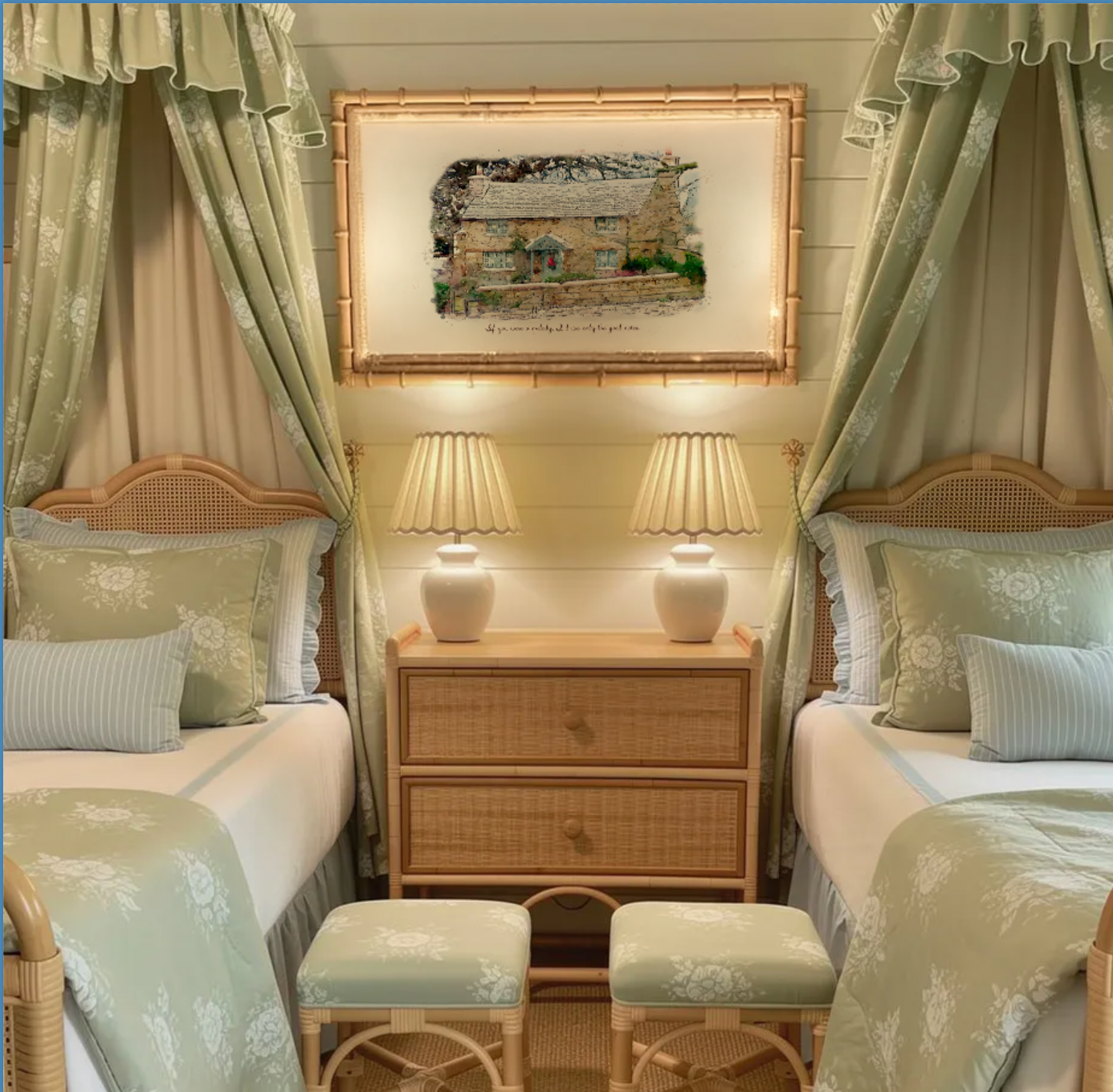 The Holiday Print, Rosehill Cottage Artwork from "The Holiday"