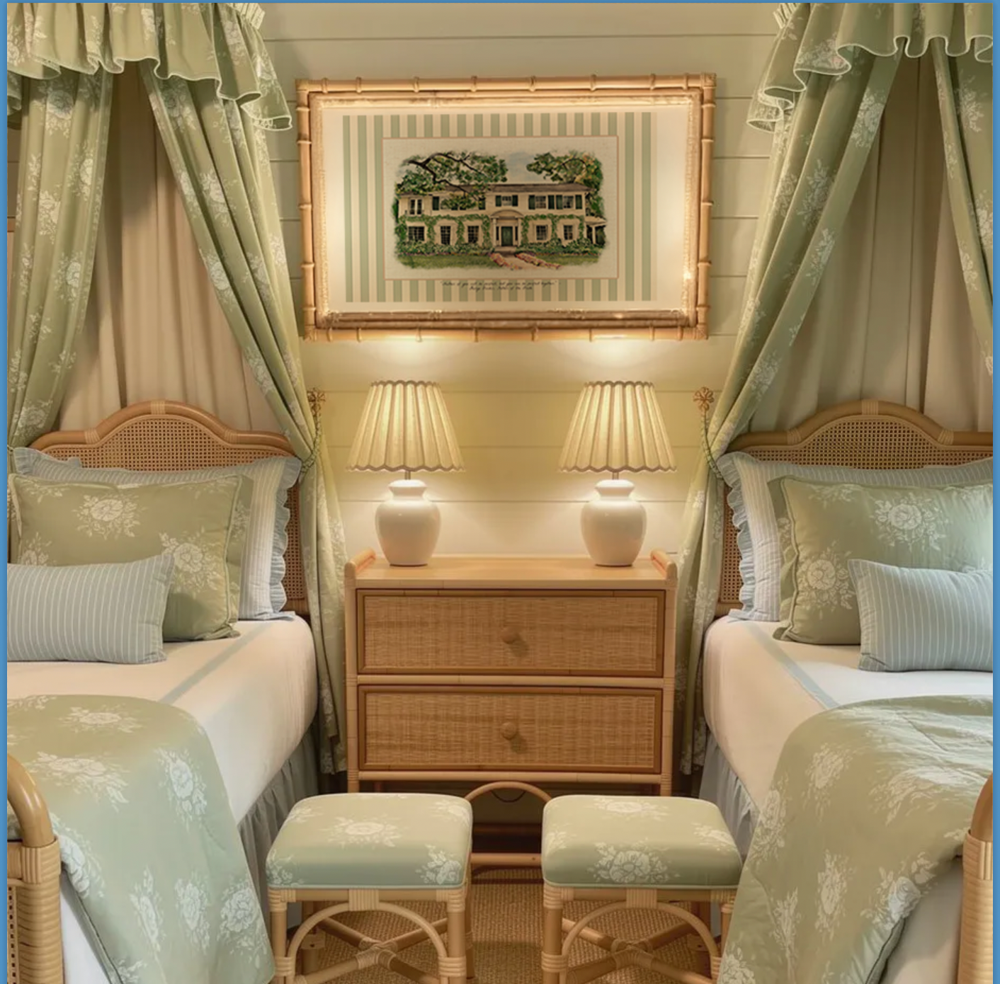 The Father of The Bride Movie Home Watercolor Illustration