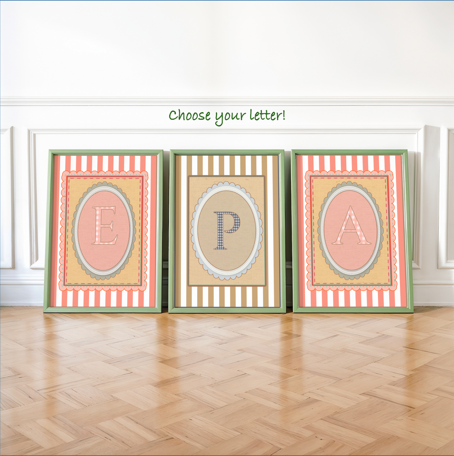 Kids Room Wall Art Set of 3 Custom Nursery Artwork Whimsical Goose Print Bunny Illustration