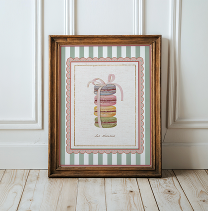 Cafe Paris Print Set of 3 Kitchen Coffee Shop Art Parisienne Patisserie Artwork Girls Room Wall Decor