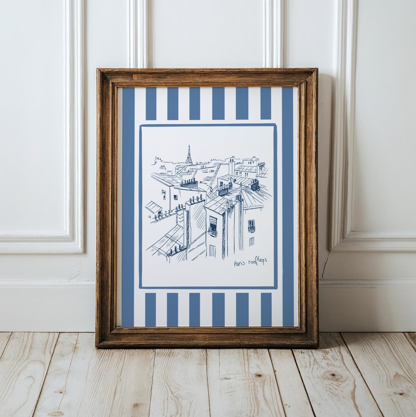 Paris Illustration Wall Decor Paris Roof Minimalist Travel Art Paris Buildings Paris Shop Art College Dorm Poster Cottagecore Grandmillenial