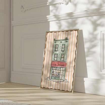Paris Shop Art Print Paris Bakery Art French Wall Art