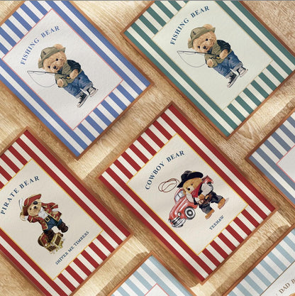 Bear Artwork Pirate Print Kids Room Decor