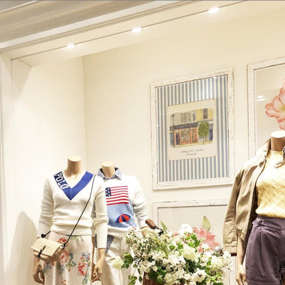 Notting Hill Movie Print Bookshop Striped Wall Art "Notting Hill" Movie Location