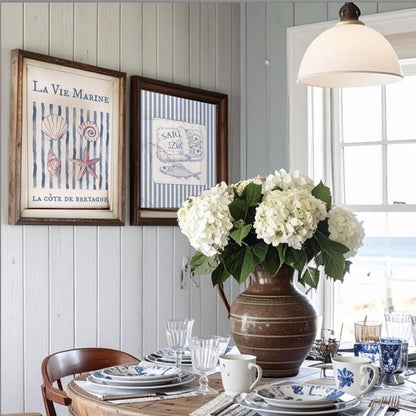 Seashell Print Coastal Wall Art