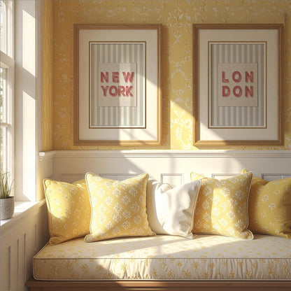 London Travel Poster Destination Art Wall Decor