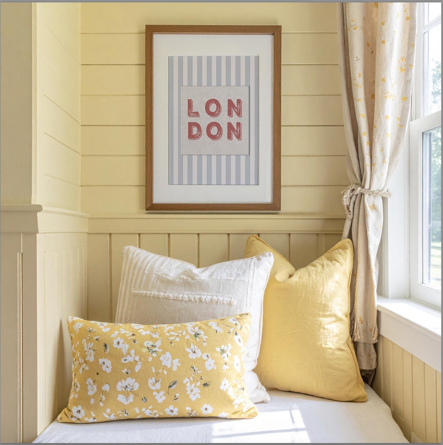 London Travel Poster Destination Art Wall Decor