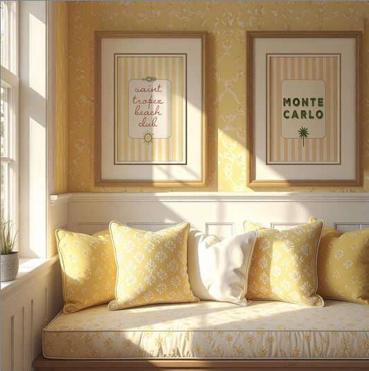 Coastal Wall Art French Riviera Artwork St. Tropez Poster