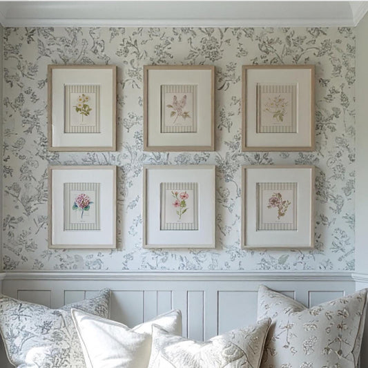 Hibiscus Flower Print Floral Illustration Vintage Garden Flower Artwork