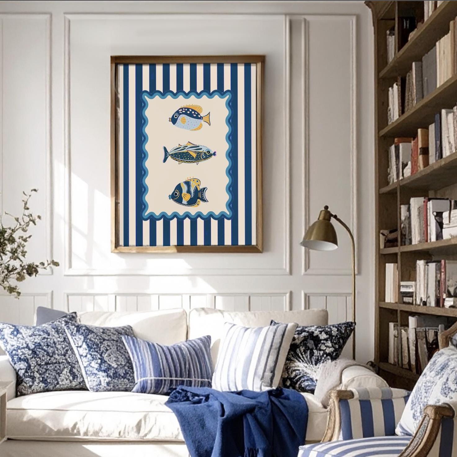 Fish Print Coastal Print Nautical Kitchen Wall Art