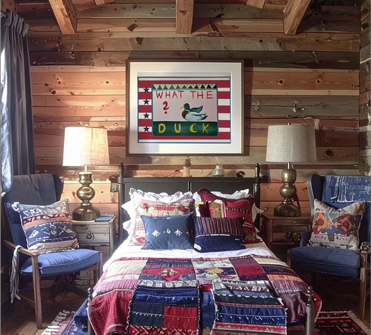 Western Art Print Cowboy Art Ranch Decor Log Cabin Art Country Painting Yellowstone Art Wall Decor Cowboy Art Print Cabin Decor Wild West