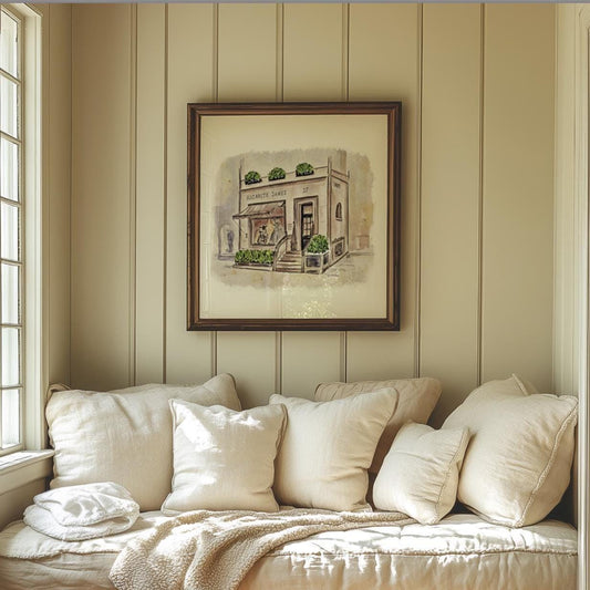 The Parent Trap Print Elizabeth James Shop Art Watercolor London Shop Art Nancy Meyers Art Lindsay Lohan Print Kids Room Decor Twins Art