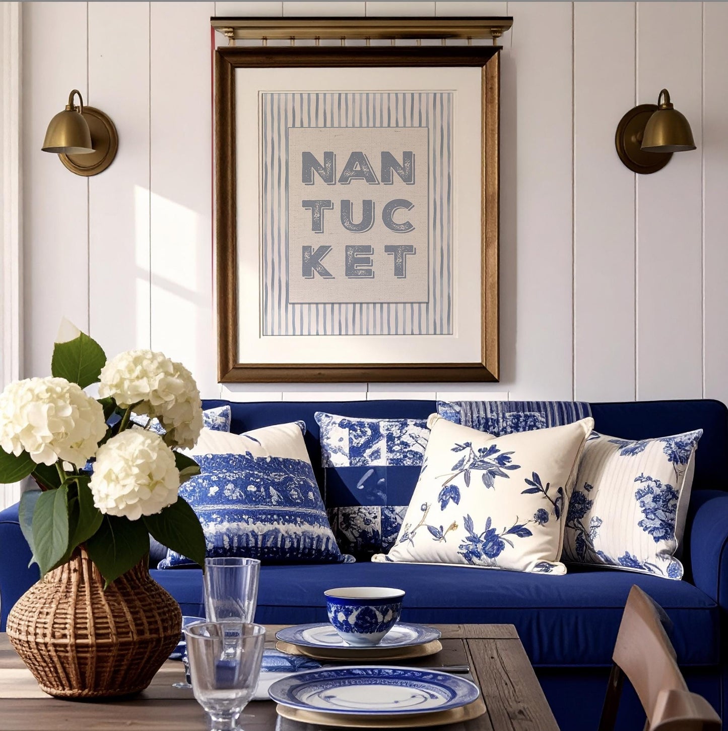 Nantucket Travel Poster Destination Art Wall Decor