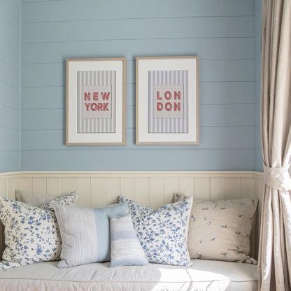 London Travel Poster Destination Art Wall Decor