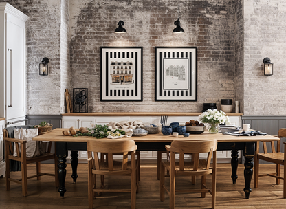 Paris Storefront Illustration French Line Drawing Paris Watercolor Artwork