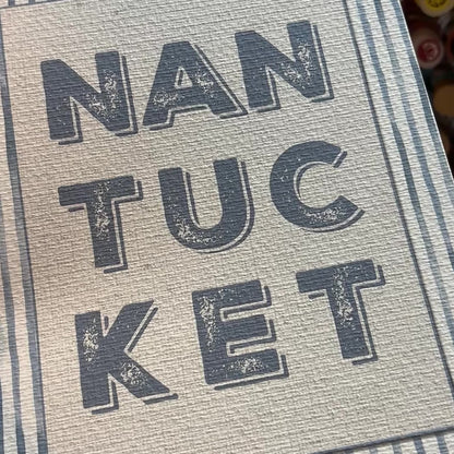 Nantucket Travel Poster Destination Art Wall Decor