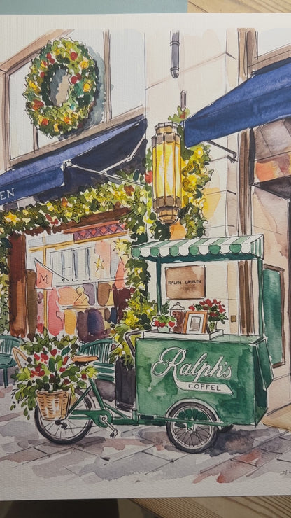 Ralph's Coffee London Bond Street Ralph Lauren London Store I The Ralph Lauren Collection | Iconic New York & Ralph’s Coffee Art Prints